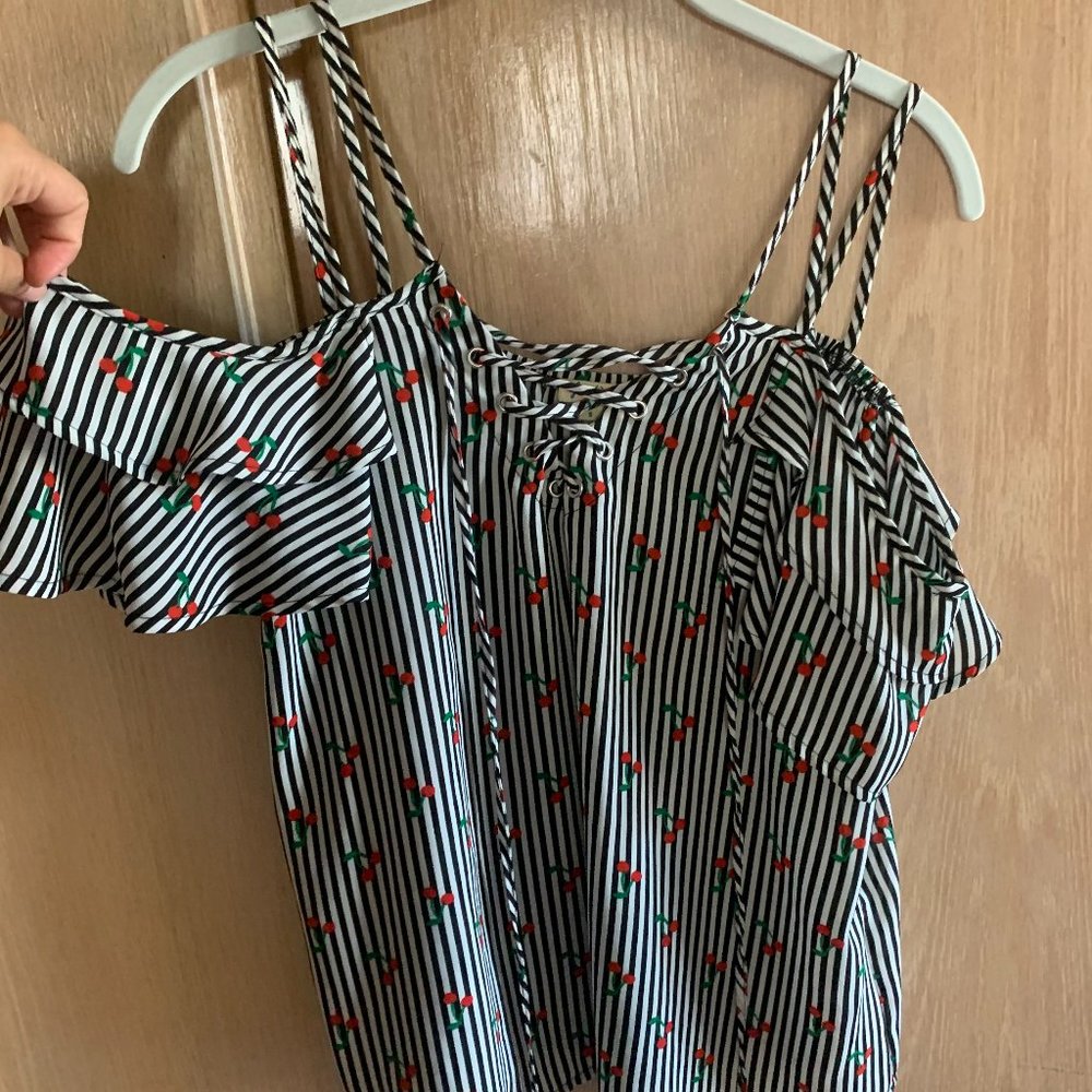 Striped Cherry Tanktop